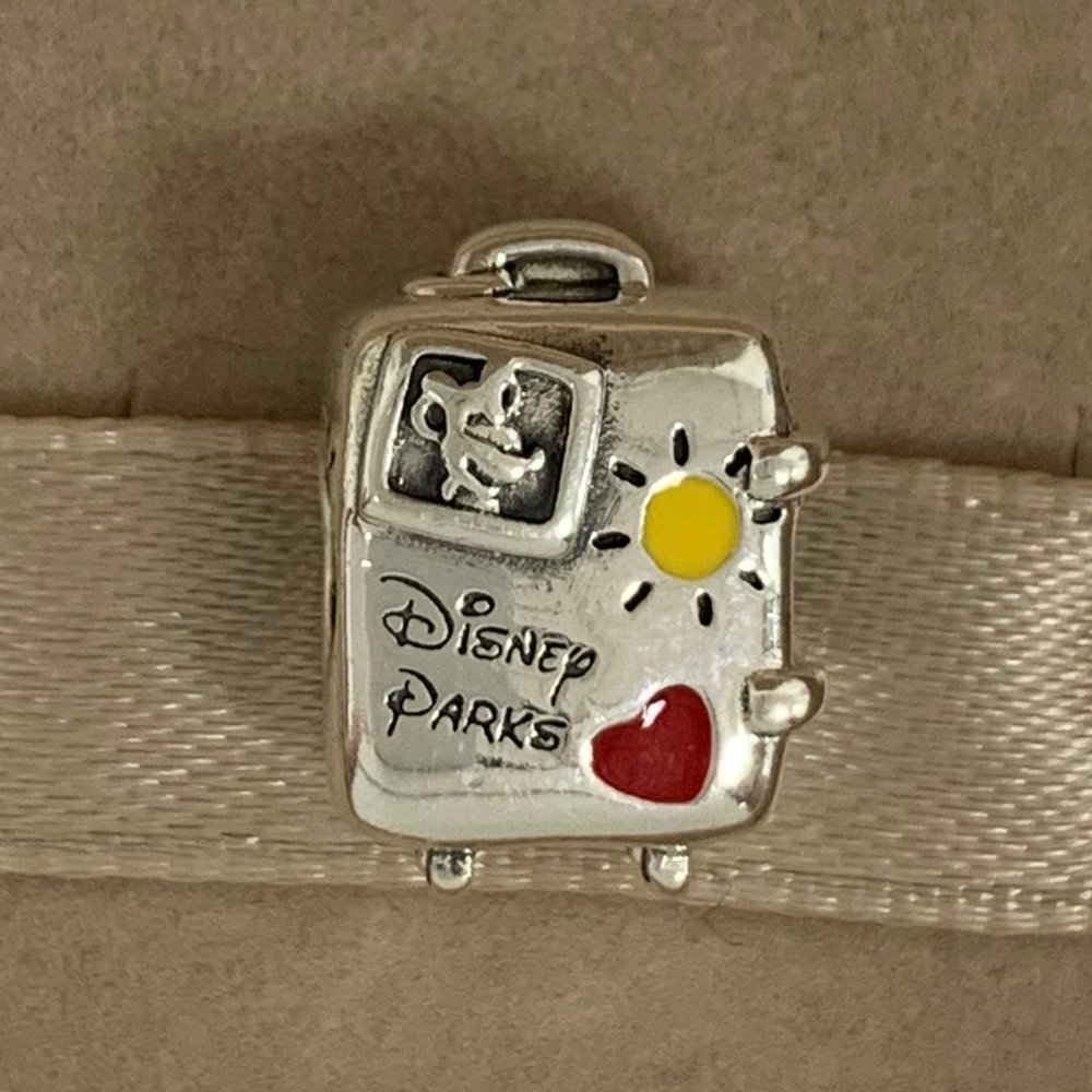Pandora Disney Parks Suitcase Charm